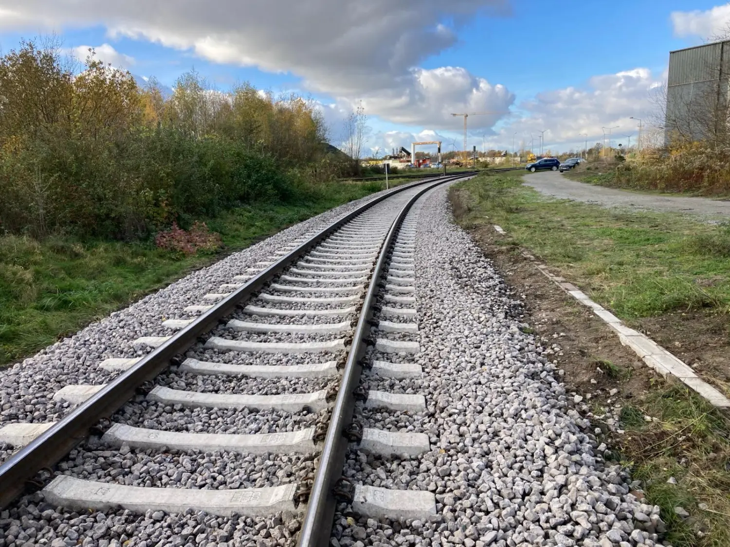 Gleisbau durch die BTH Bahn und Tiefbau GmbH