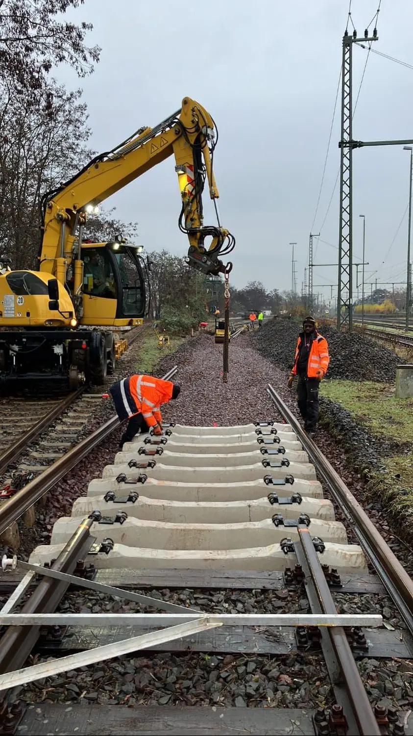 Gleisbau durch Langenhagen die BTH Bahn und Tiefbau GmbH