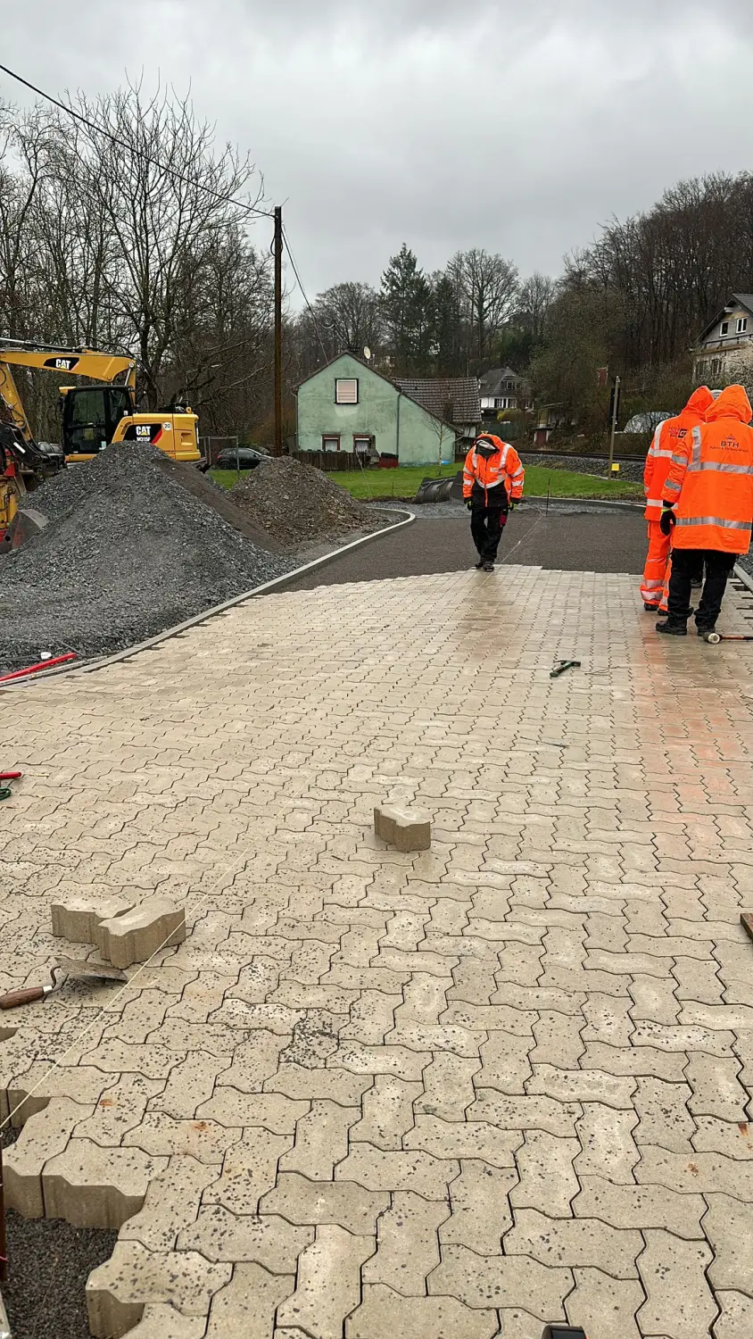 Gleisbau durch die BTH Bahn und Tiefbau GmbH