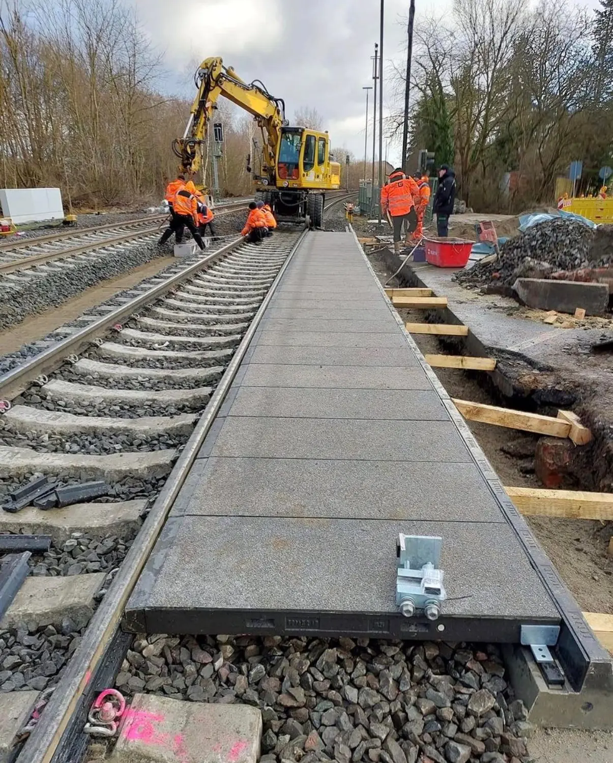 Gleisbau durch Kreiensen die BTH Bahn und Tiefbau GmbH