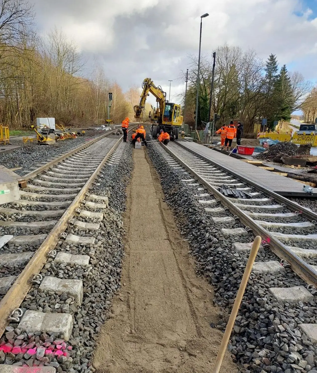 Gleisbau durch Kreiensen die BTH Bahn und Tiefbau GmbH