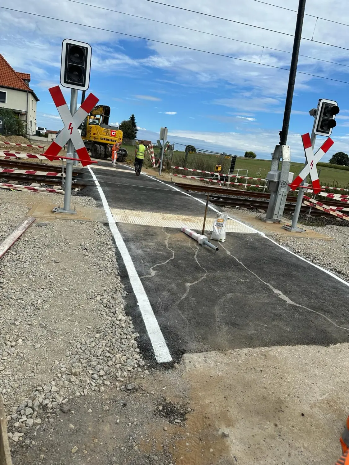 Gleisbau durch Ronnenberg/Vörie die BTH Bahn und Tiefbau GmbH