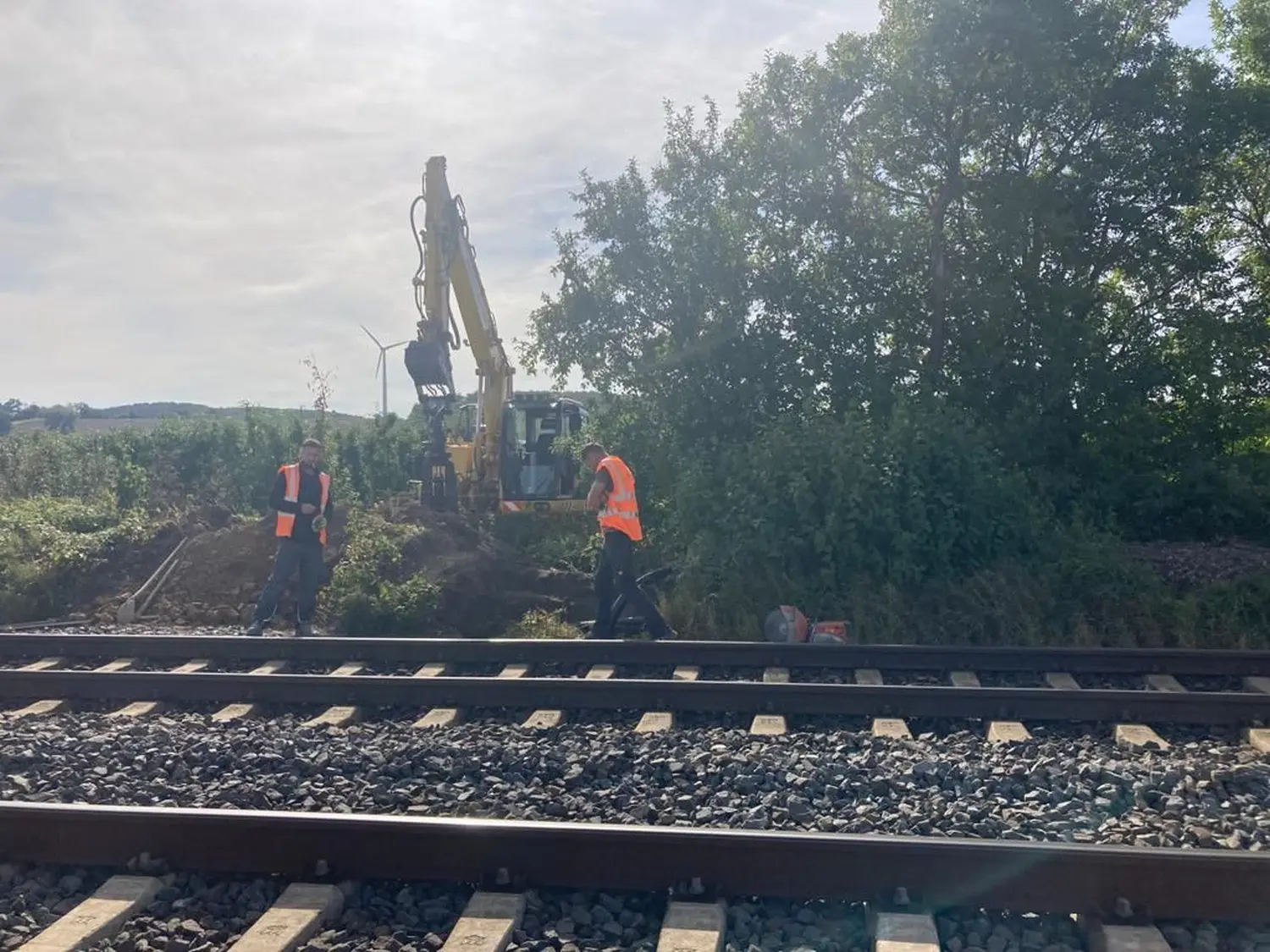 Gleisbau durch Ronnenberg/Vörie die BTH Bahn und Tiefbau GmbH