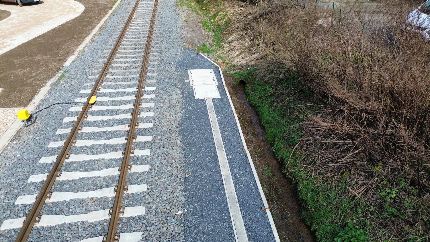 Gleisbau durch die BTH Bahn und Tiefbau GmbH