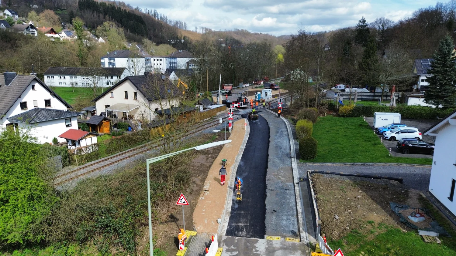 Gleisbau durch die BTH Bahn und Tiefbau GmbH