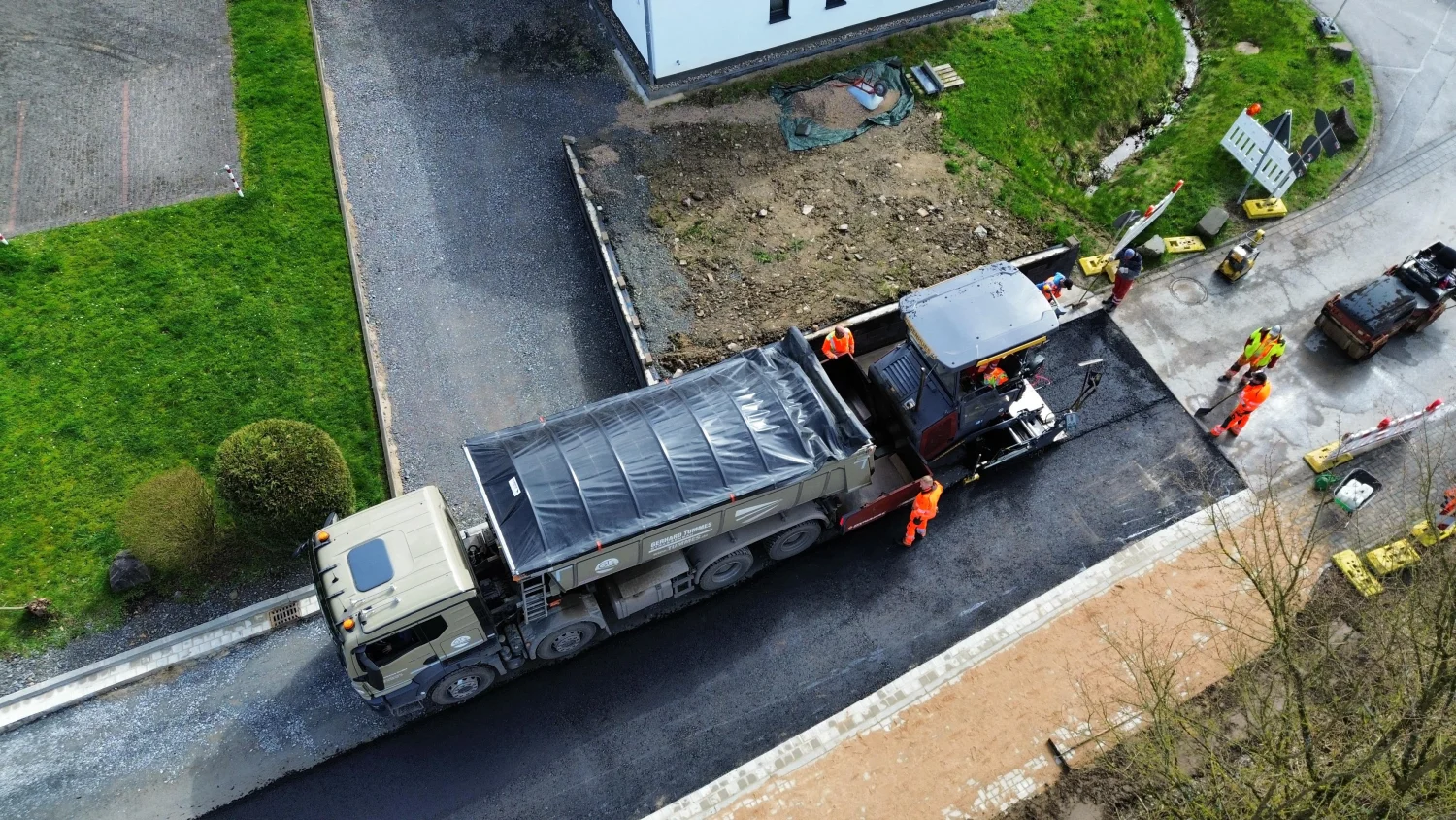 Gleisbau durch die BTH Bahn und Tiefbau GmbH