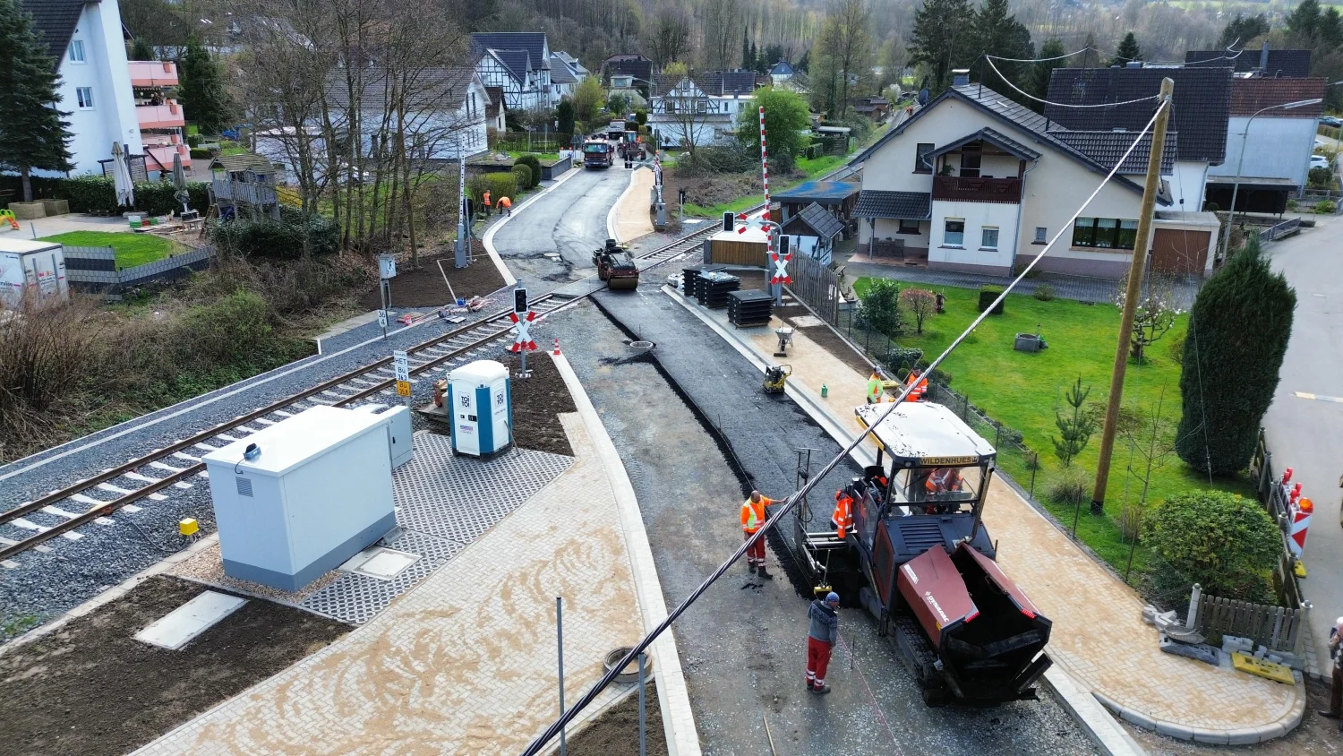 Gleisbau durch die BTH Bahn und Tiefbau GmbH