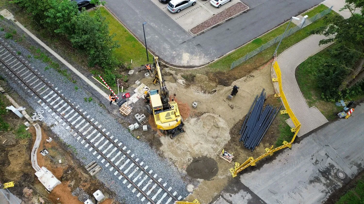 Gleisbau durch Kreiensen die BTH Bahn und Tiefbau GmbH