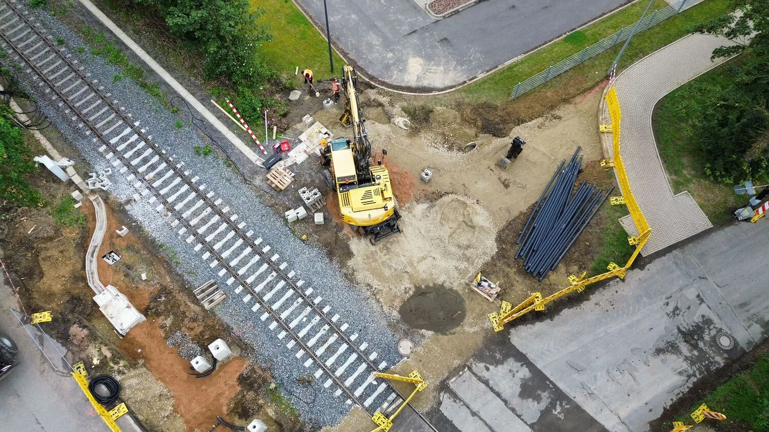 Gleisbau durch Kreiensen die BTH Bahn und Tiefbau GmbH