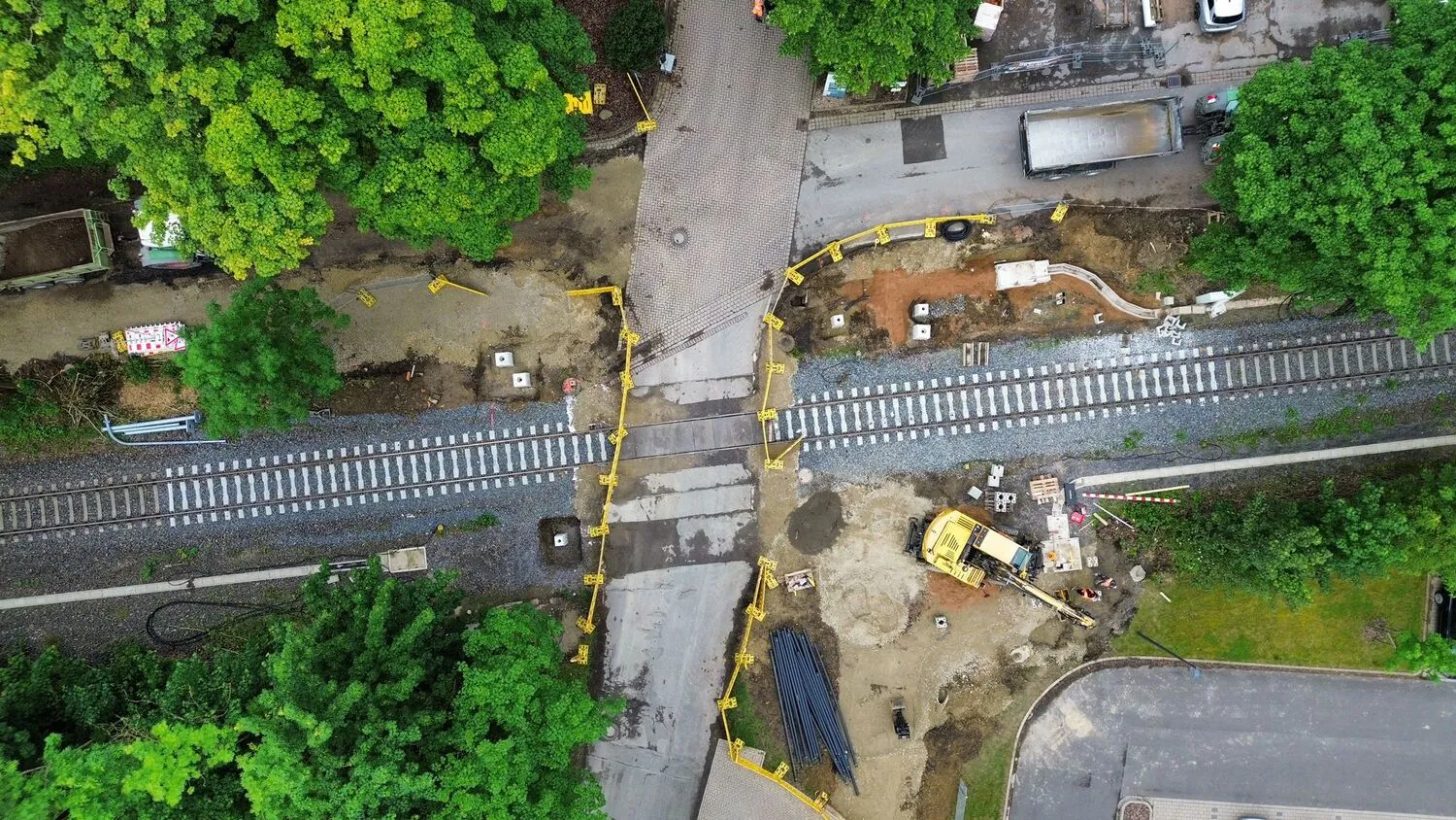 Gleisbau durch Kreiensen die BTH Bahn und Tiefbau GmbH